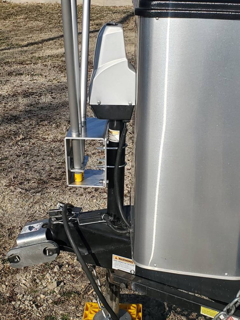 Aluminum Flag Pole Holder 3 Hole Airstream Camper RV Trailer Hitch Jack