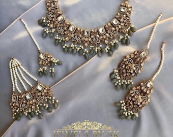 Stunning 4 piece pakistani jewellery set