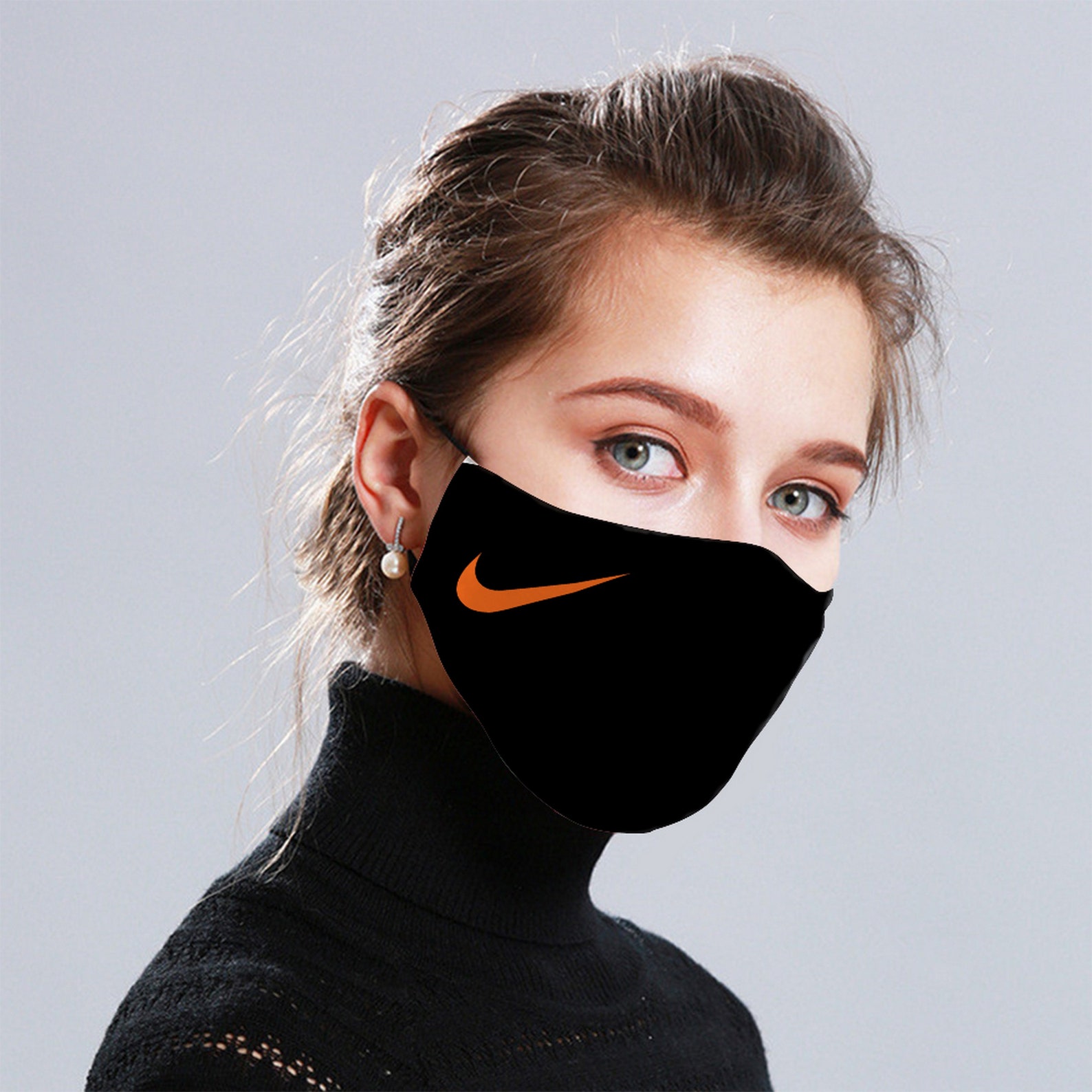 Nike Face Mask Nike Face Shiled Swoosh logo face mask Three Etsy