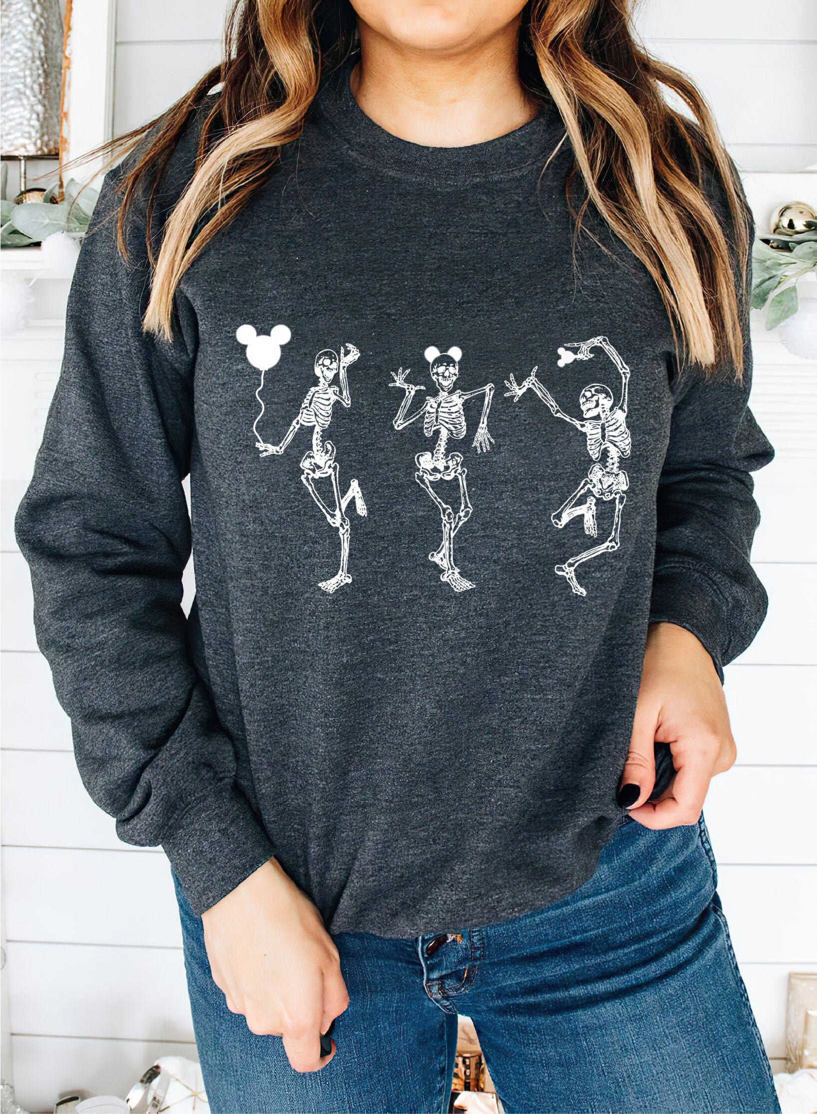Dancing Skeleton Shirt Funny Halloween Shirt Funny Skeleton Etsy