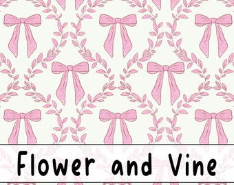 Pink Bow Seamless File Pink Coquette Bow Seamless Pattern Preppy Seamless File Pink Coquette Bow Seamless File Coquette Bow Seamless File