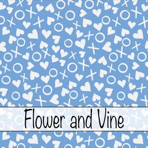 Blau XOXO Seamless File Valentinstag Seamless File xoxo Seamless File Boys Valentine Seamless Coquette Valentine Seamless
