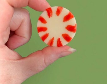 Peppermint Candies Candle Embeds, Faux Food, Candy Embeds, Peppermint Embeds, Christmas Embeds, Realistic Candle Embeds