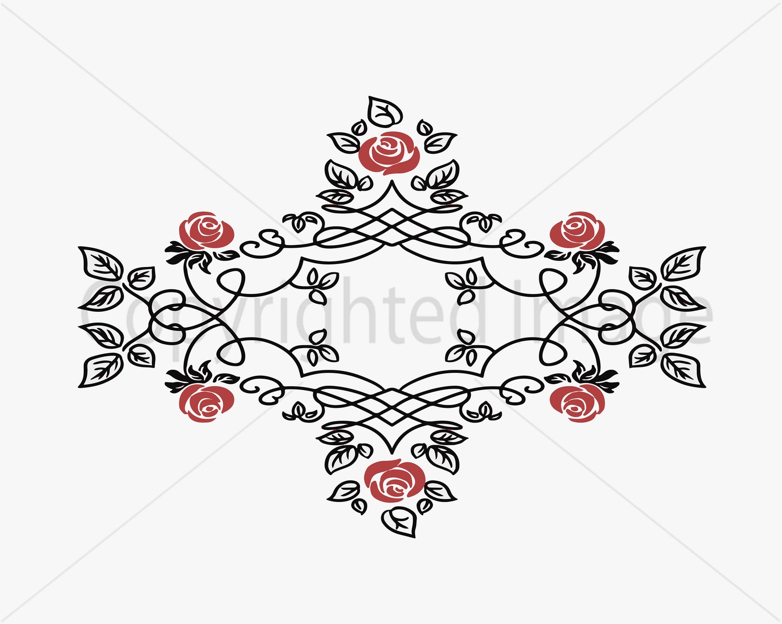 Floral lace svg floral cutting file silhouette cameo svg Etsy