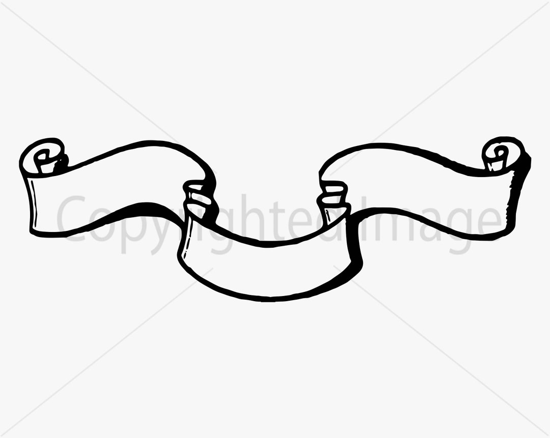 Banner Outline SVG 2, Banner Svg, Ribbon Svg, Label Svg, Banner Clipart