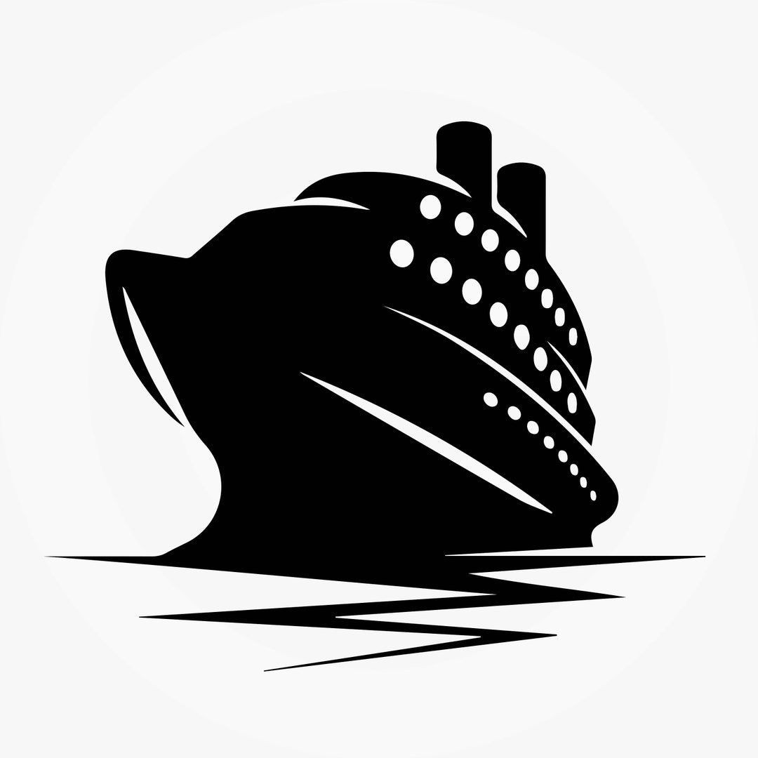 cruise ship image svg