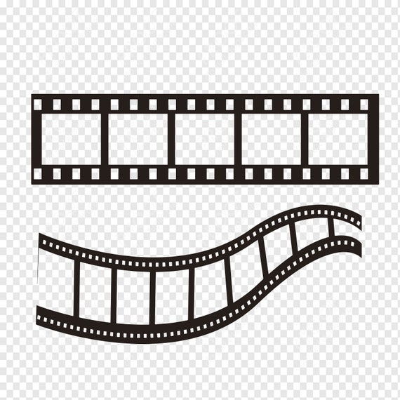 Camera Film Strip SVG File Cutting Template-Clip Art for Commercial &  Personal Use-Vector Art file for Cricut,SCAL,Cameo