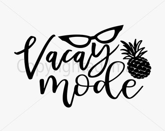 Vacation Mode SVG, Vacation SVG, Sunset svg, Vacay Vibes, summer boho svg, vacation svg, Digital Cut File For Cricut, SVG For Shirt