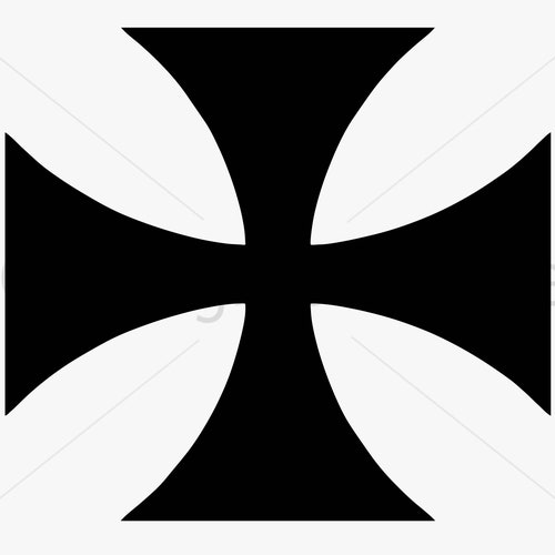 Maltese Cross Svg Maltese Cross Cut File Maltese Cross Etsy