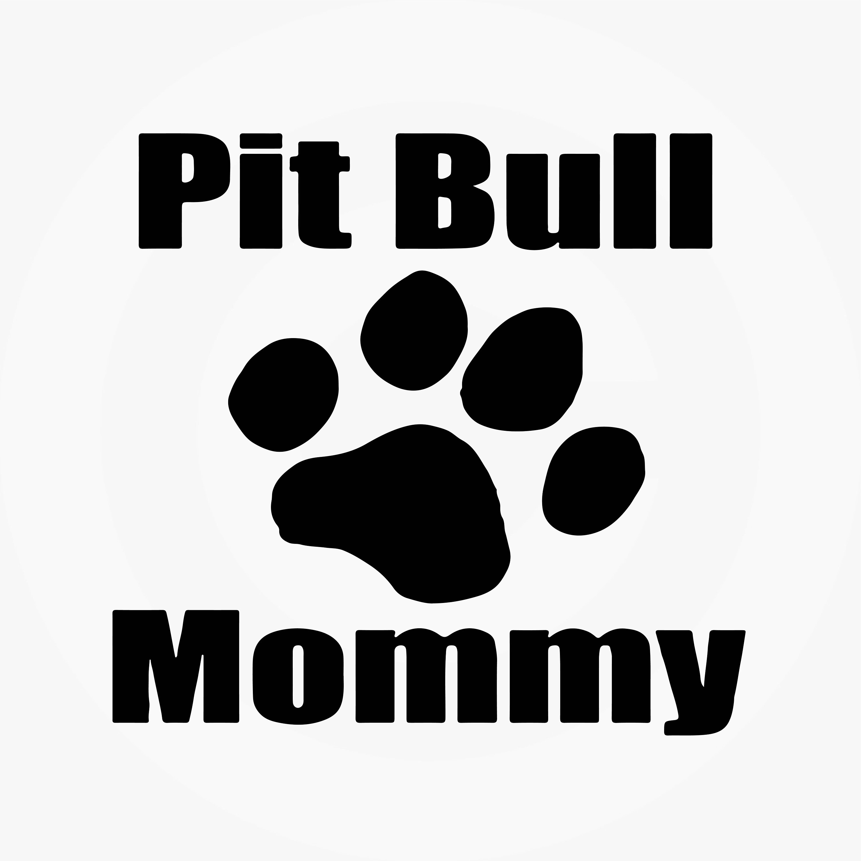 Pitbull Mom Svg Pit Bull Mommy Svg / Pitties Mère Svg / | Etsy