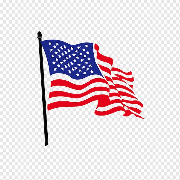 Drapeau américain SVG, Clipart du drapeau des États-Unis, 4 juillet Svg, Patriotic Svg, Independence Day Svg, PNG numériques, EPS, Best-seller de téléchargement numérique