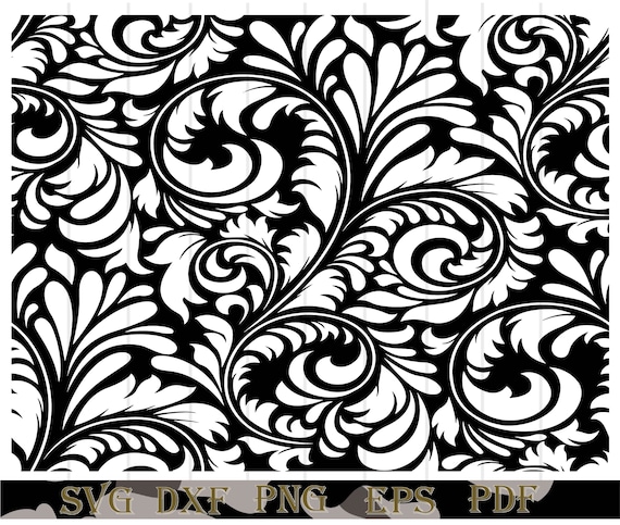 Damask Svg Pattern Svg Cut File Damask Clipart Svg Cut File - Etsy