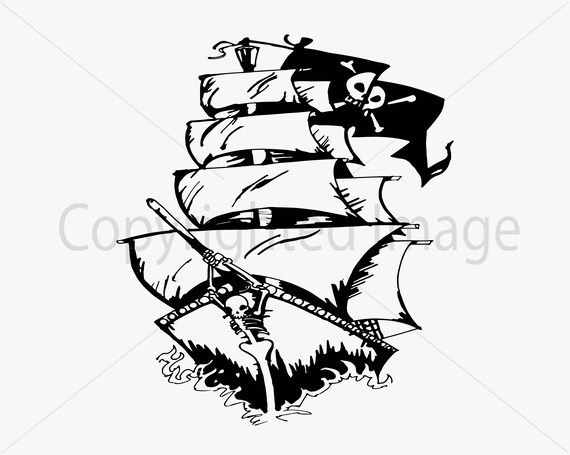 Pirate Ship SVG Pirate SVG Digital Download/cricut | Etsy