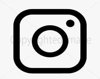 Instagram, svg,png,logo,clipart,cut file,vector,icon,cricut,glowforge,cnc,laser,router,cut,transfer,printing,screen,Social Media