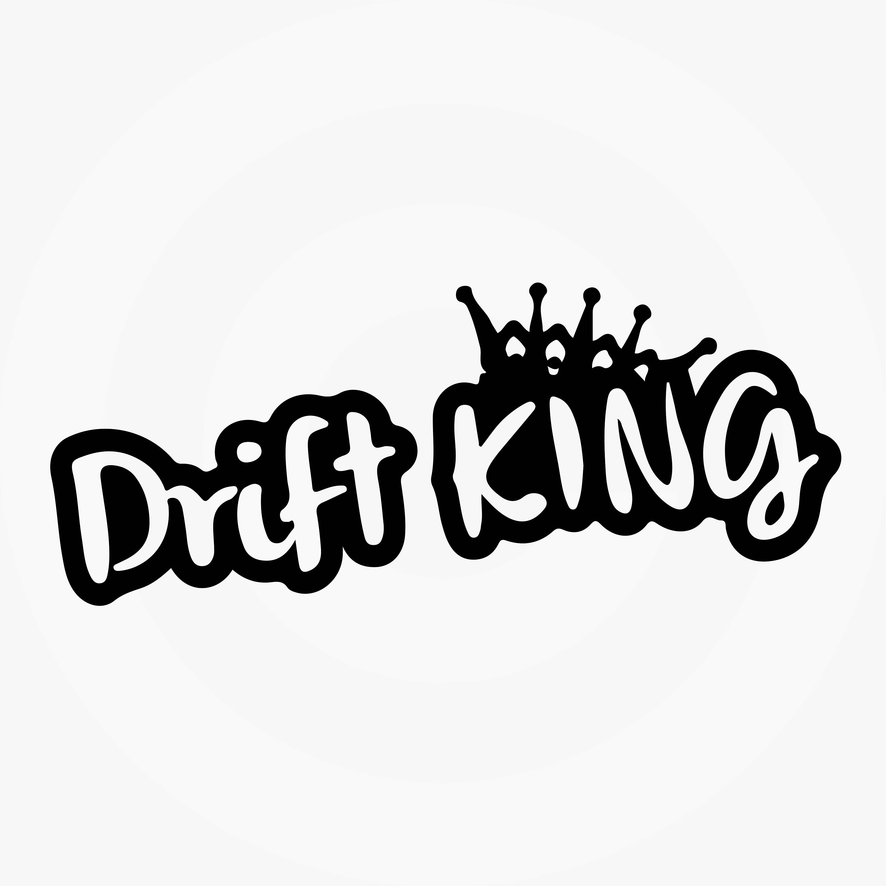 Vector models Drift King file SVG Drift King Car stickers Etsy