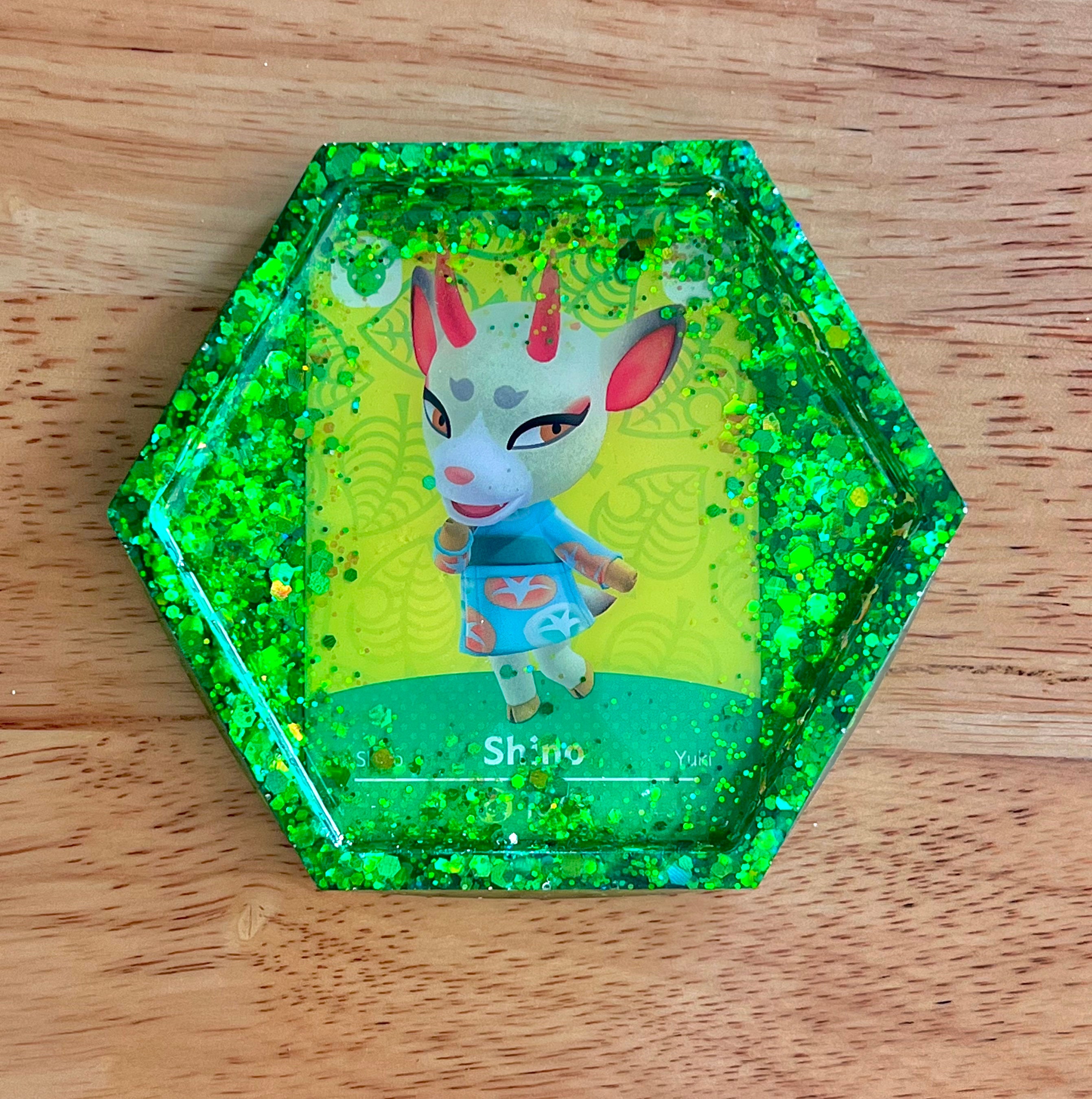 Animal Crossing Amiibo Card Coaster | Cephalobot Coaster | Shino