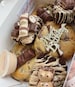 Mixed cookies & brownies - brownie selection - birthday brownies - happy birthday brownie treats - nyc stuffed cookies - birthday treat box 