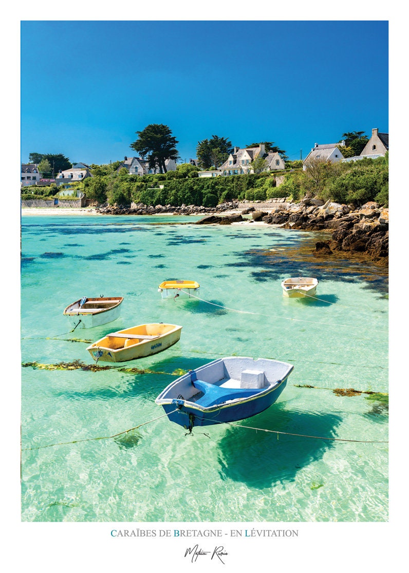 Affiche 70 X 50 cm - Bretagne en Lévitation