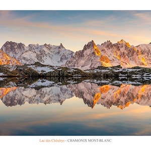 POSTER Poster CHAMONIX Mont Blanc 90x30cm