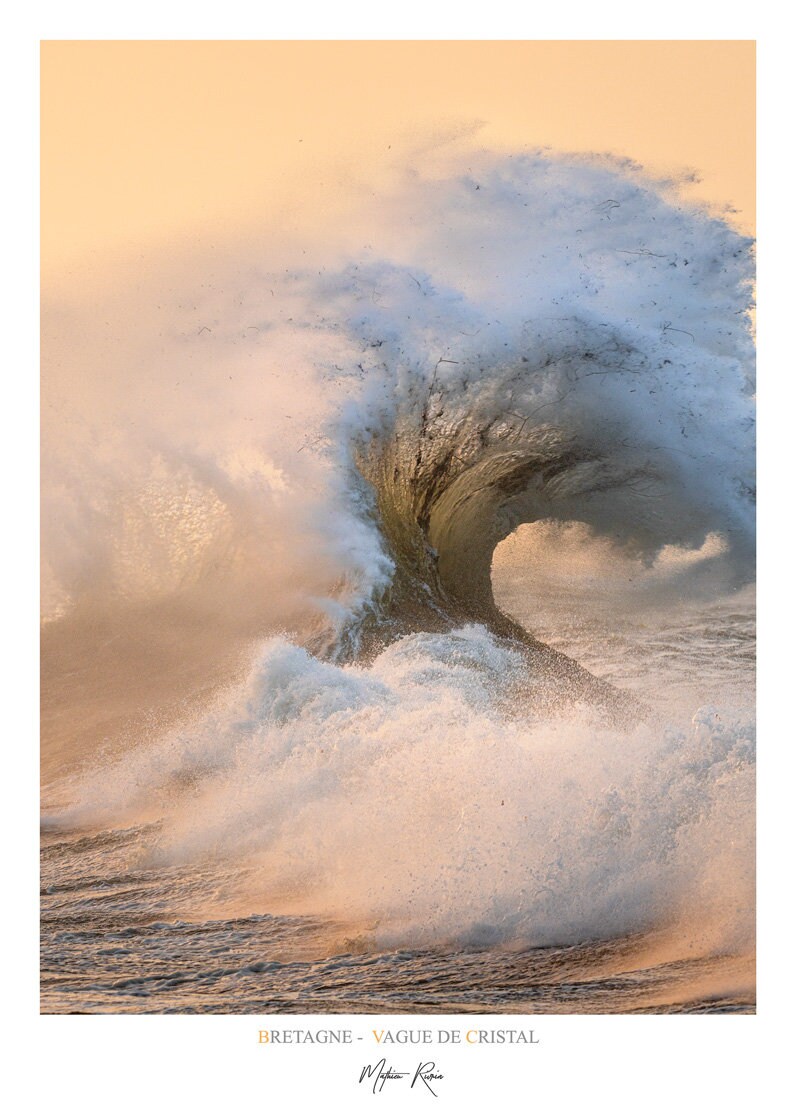 Affiche 70 X 50 cm - Vague de Cristal