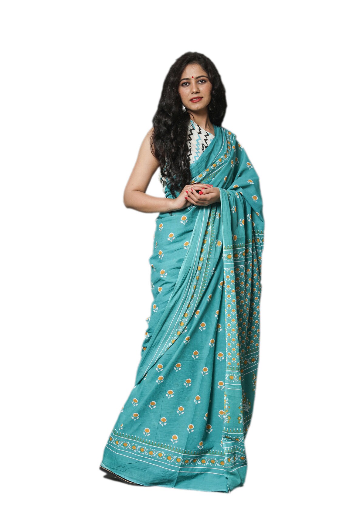 Bollywood Designer Cotton Malmal Saree for Women and | Etsy