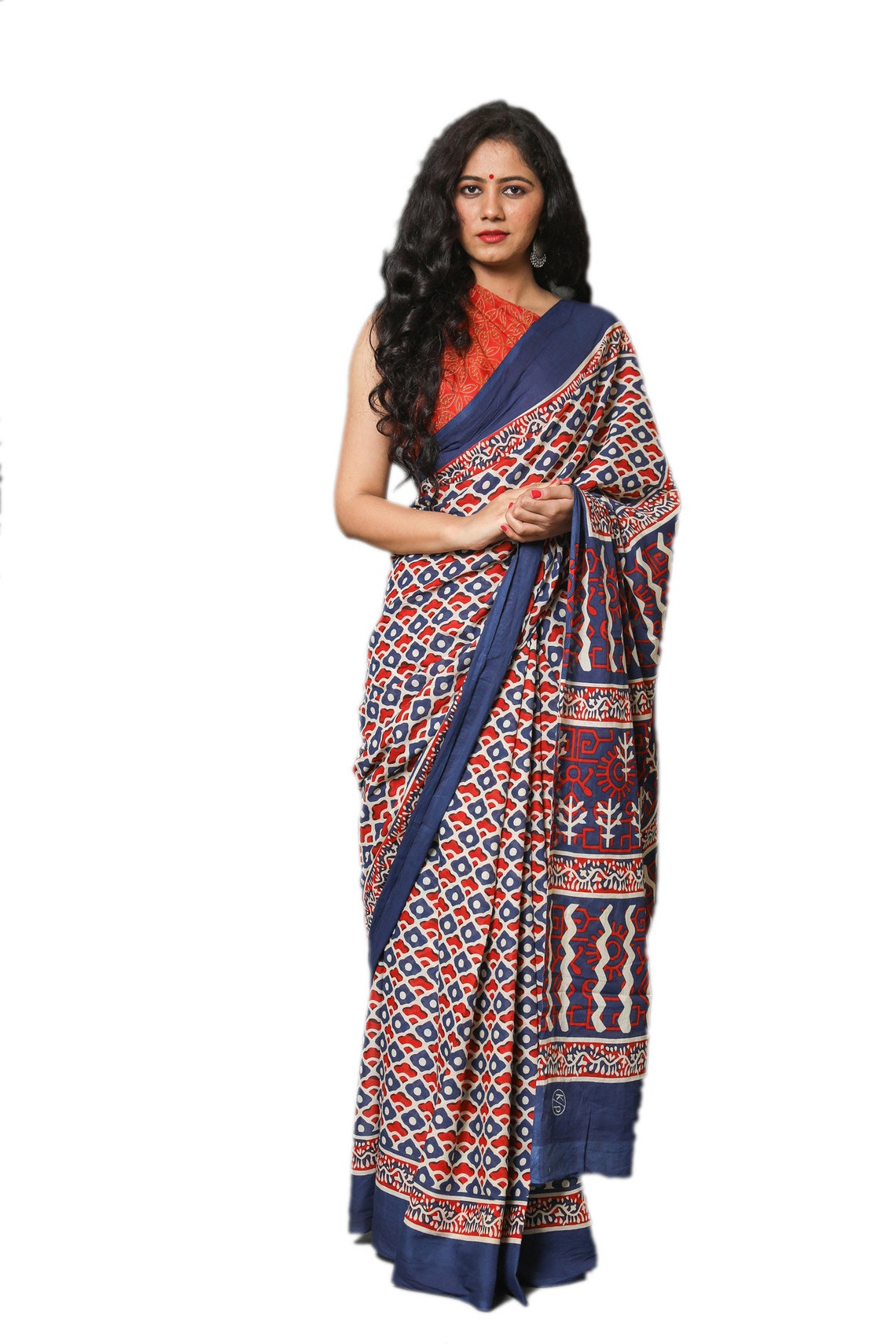 Bollywood Designer Cotton Malmal Saree for Women and | Etsy