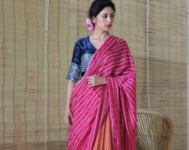 Designer Pure Cotton Malmal Saree for Women and Girls||Cotton Saree||Stitched Saree||Sari||Designer Sari||Bagru Print Saree||printed saree||