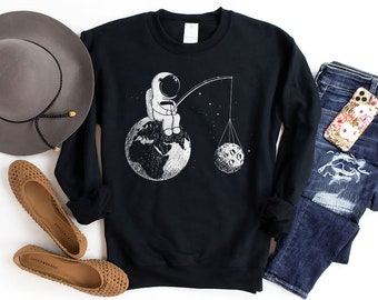 Spaceman Astronauta Cool Funny Retro Hombres Mujeres Unisex Sudadera Con Capucha 1027