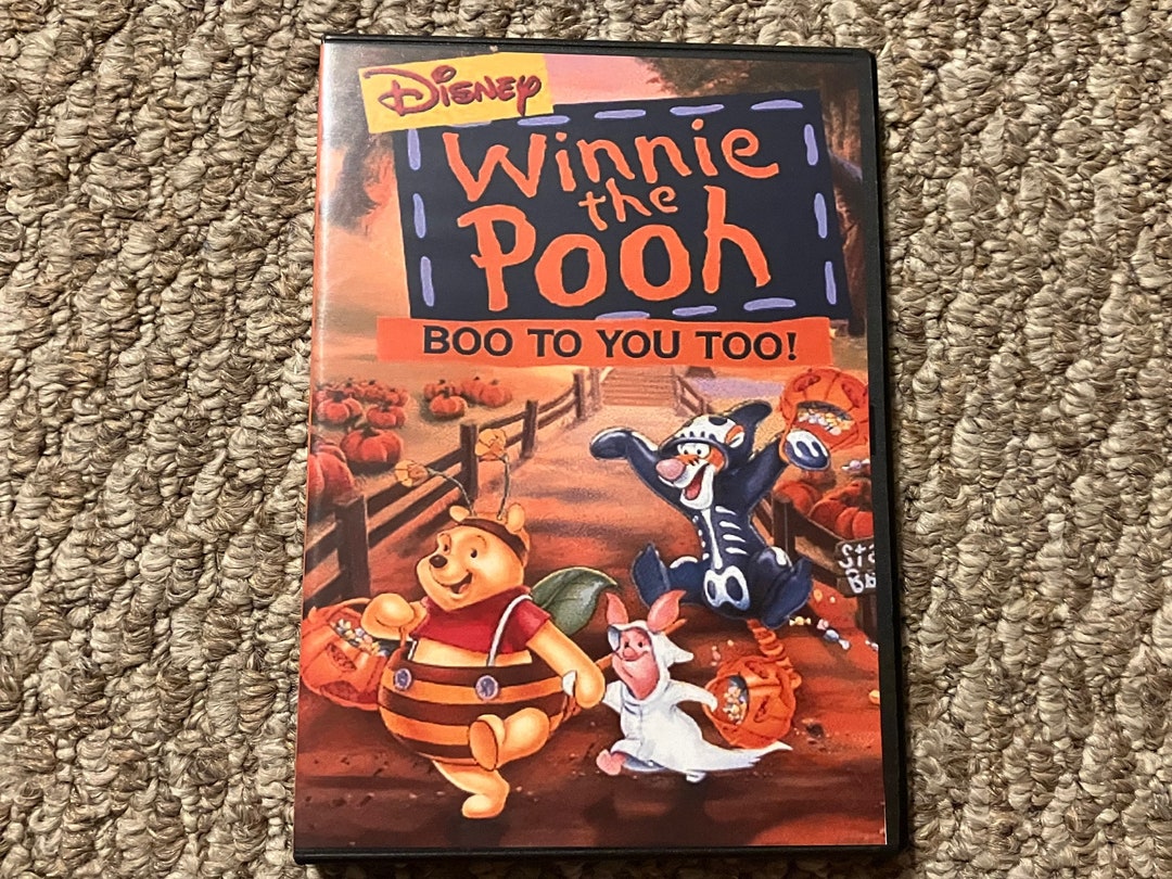 Boo To You Too Winnie The Pooh Winnie the Pooh Boo to You Too Unreleased DVD Movie. 1996 - Etsy