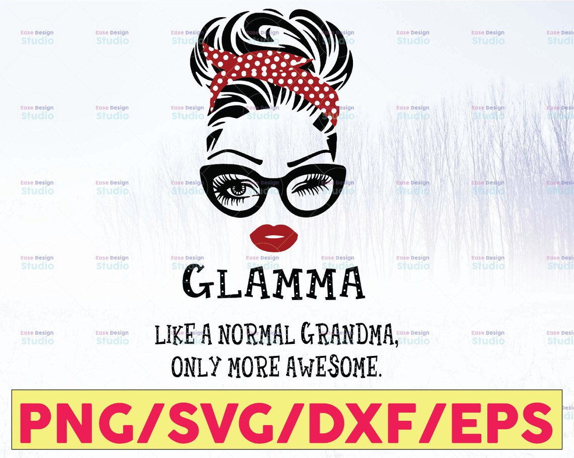 Glamma SVG Glamma Birthday Svg Glamma Gift Design Glamma | Etsy