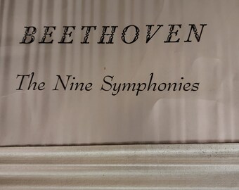 Beethoven: Los álbumes de vinilo de las nueve sinfonías