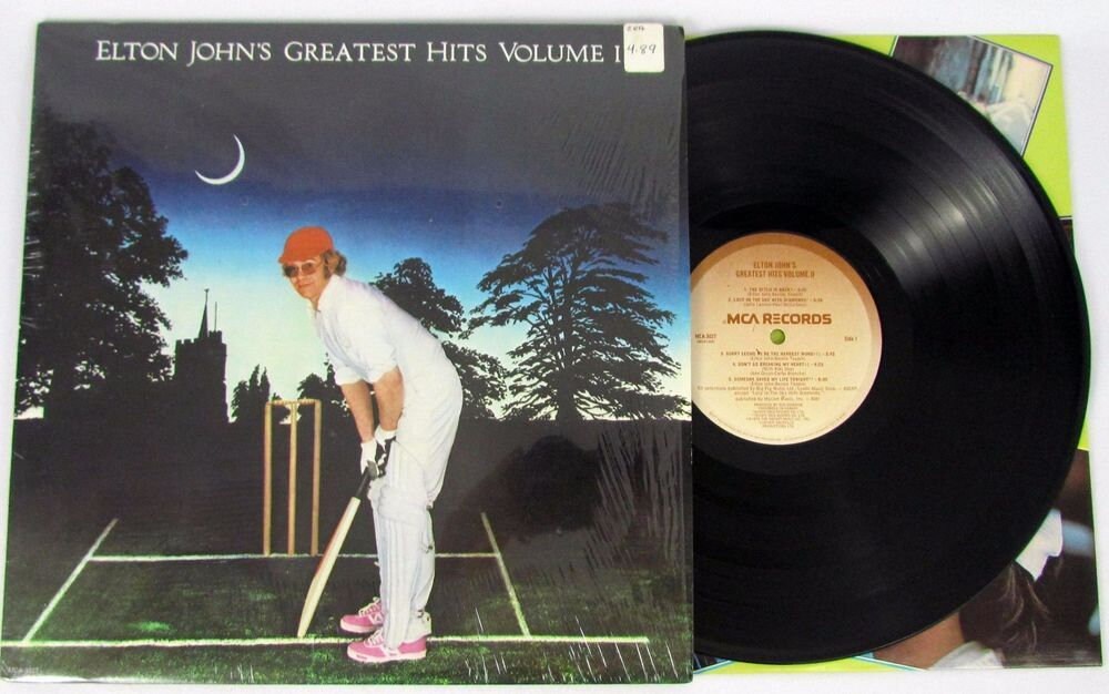 Elton John's Greatest Hits: Volume II Vinyl Record - Etsy