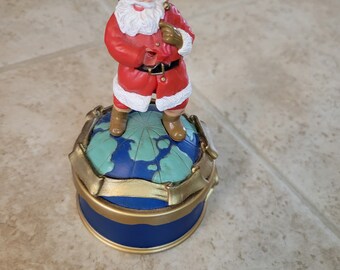 Vintage Old World Santa Claus Music Wind up