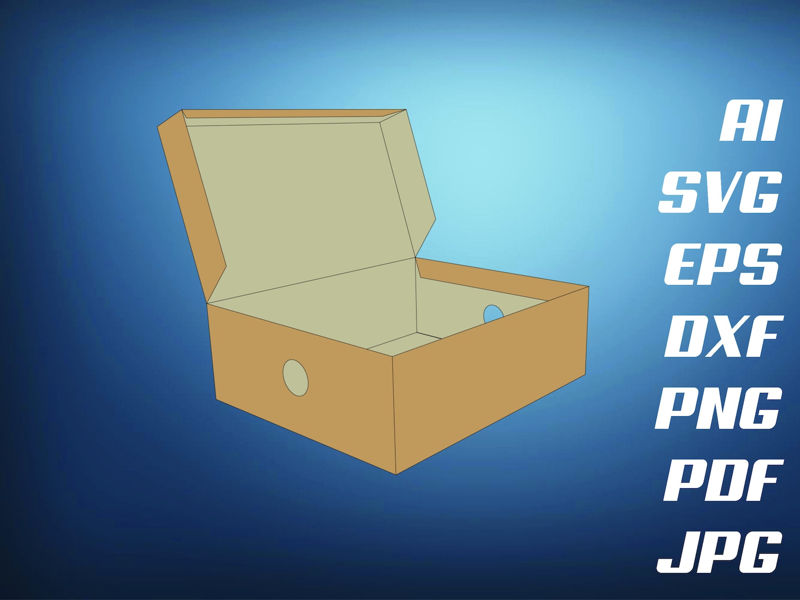 Shoe Box Template Svg Box Design Shape Cricut Instant Download Etsy