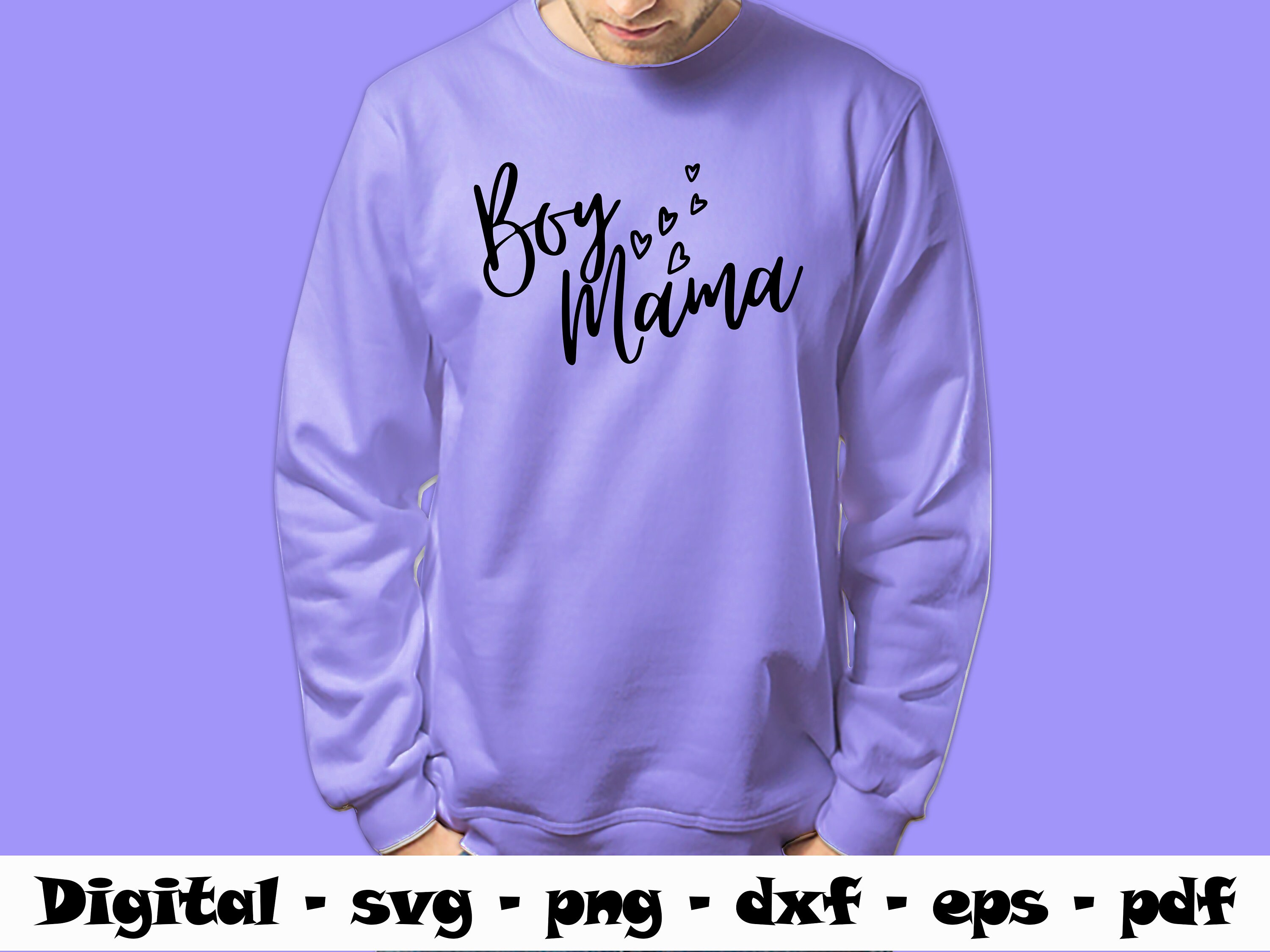 Download Boy Mama With Heart Svg Mom And Svg Mama Loves Mother's | Etsy