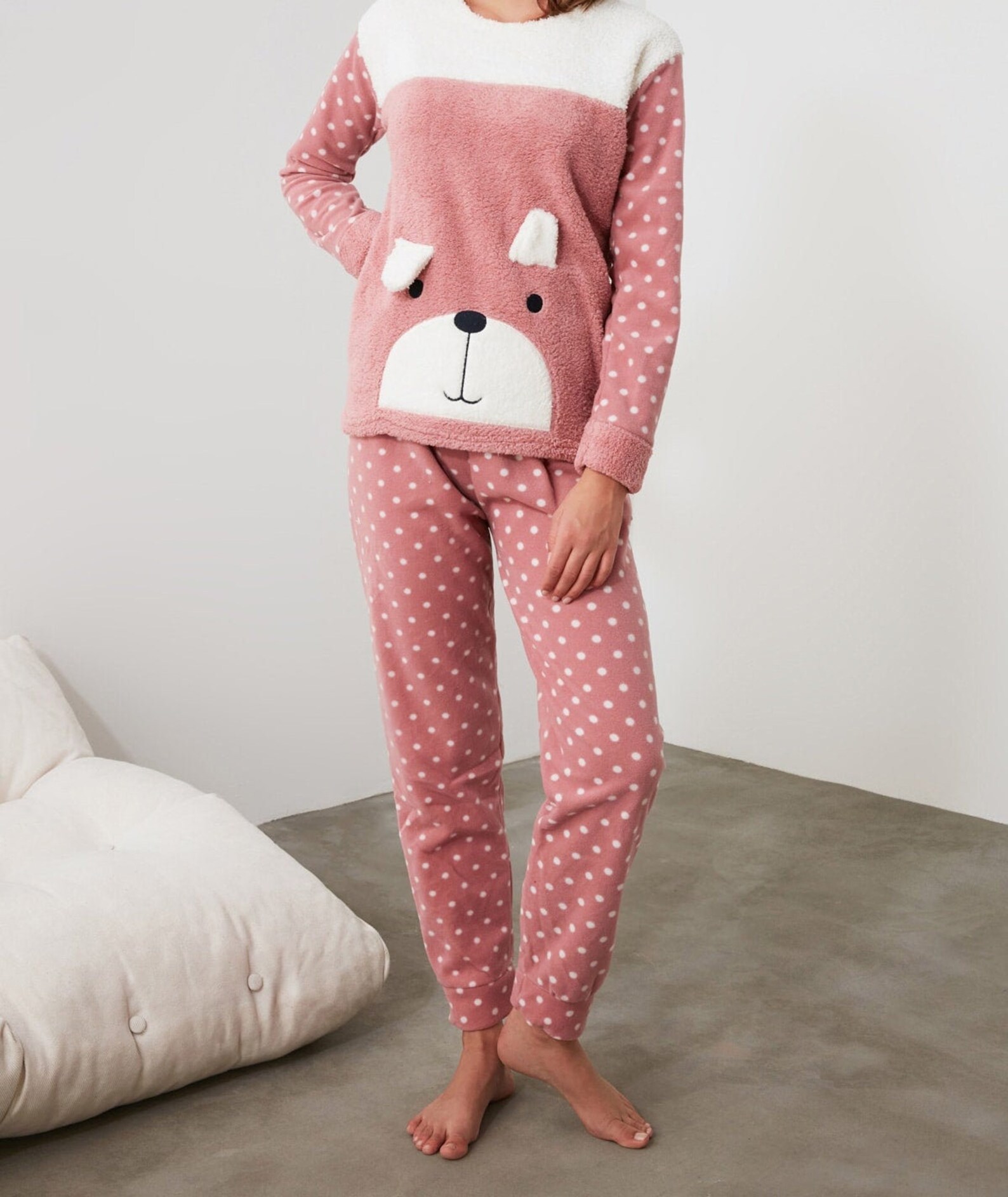 Printed Knitted Pajamas Set Cotton 100 Special Designer Etsy