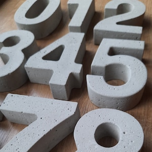 Numbers | Table number | house number | birthday | wedding | concrete