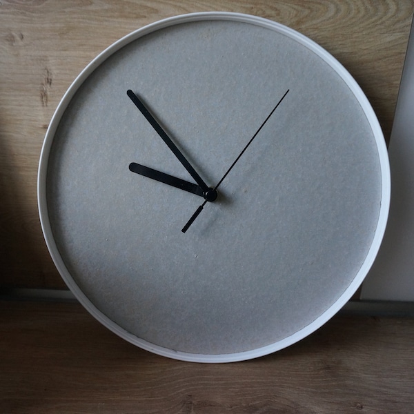 Clock | Concrete | Silent | Handmade