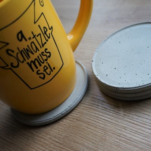 Coasters | Round | Concrete | Set | Handmade