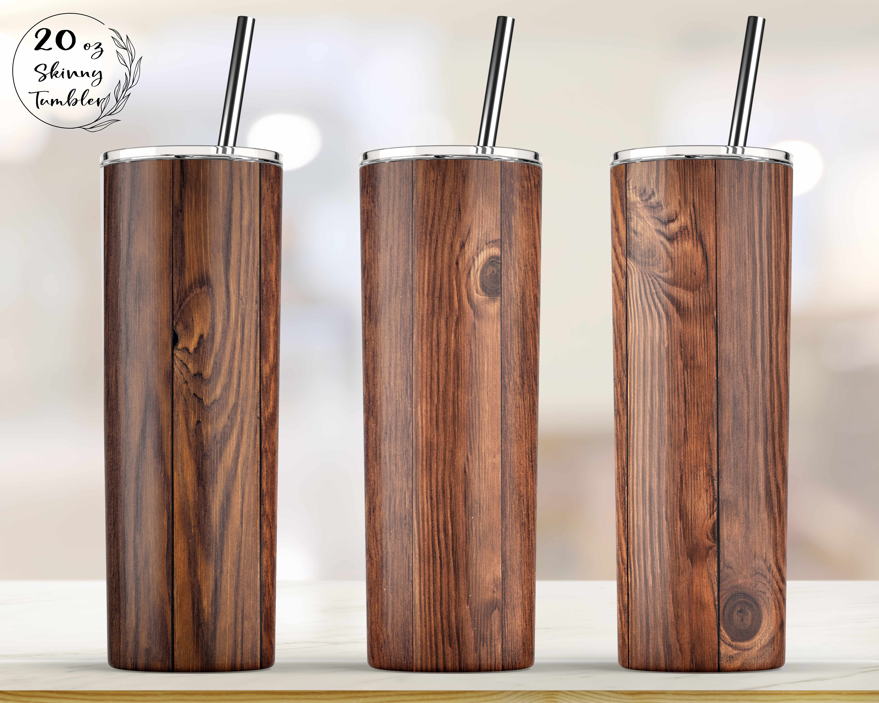 Wood Grain Tumbler