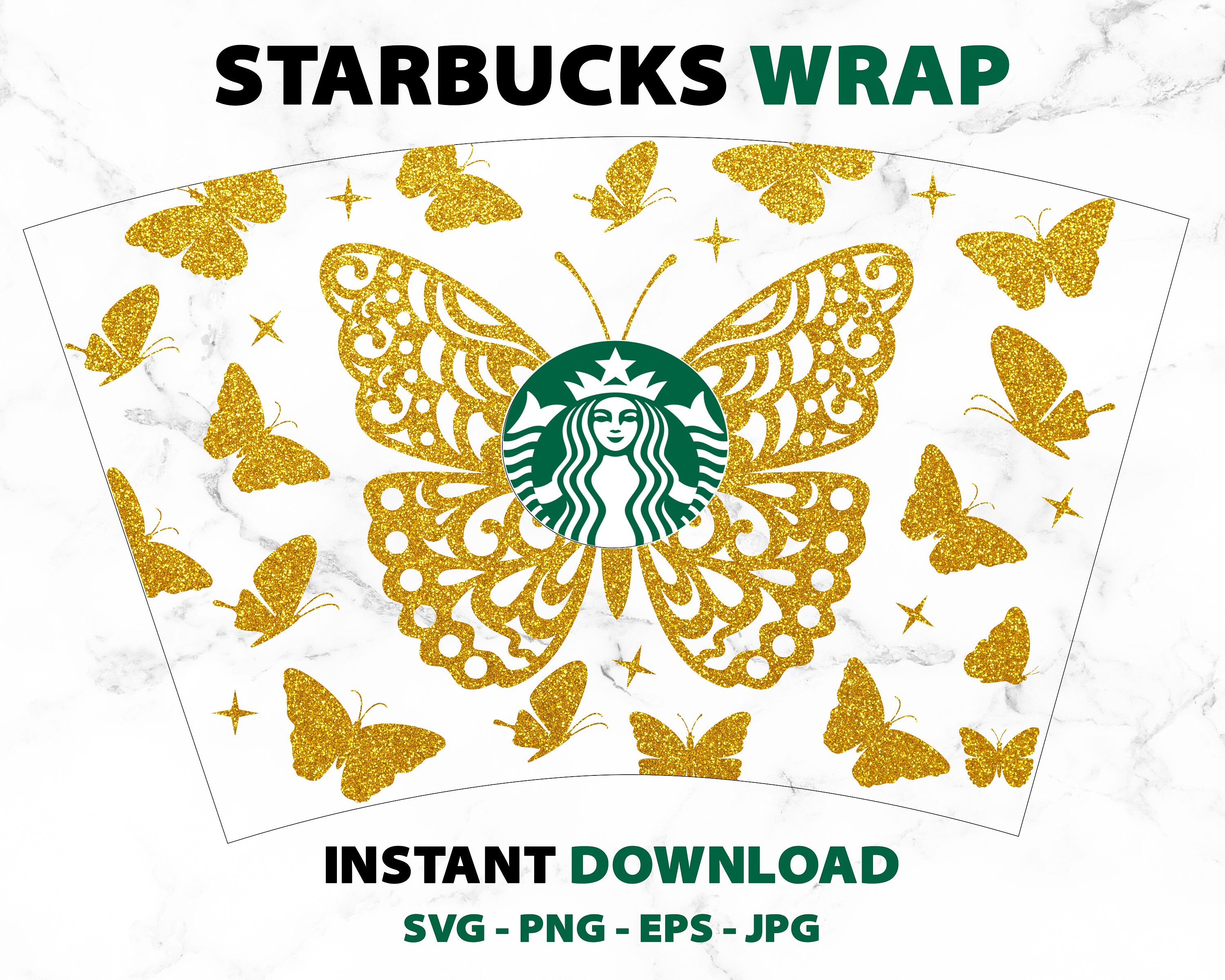 Free Free 330 Butterfly Cup Wrap Svg SVG PNG EPS DXF File