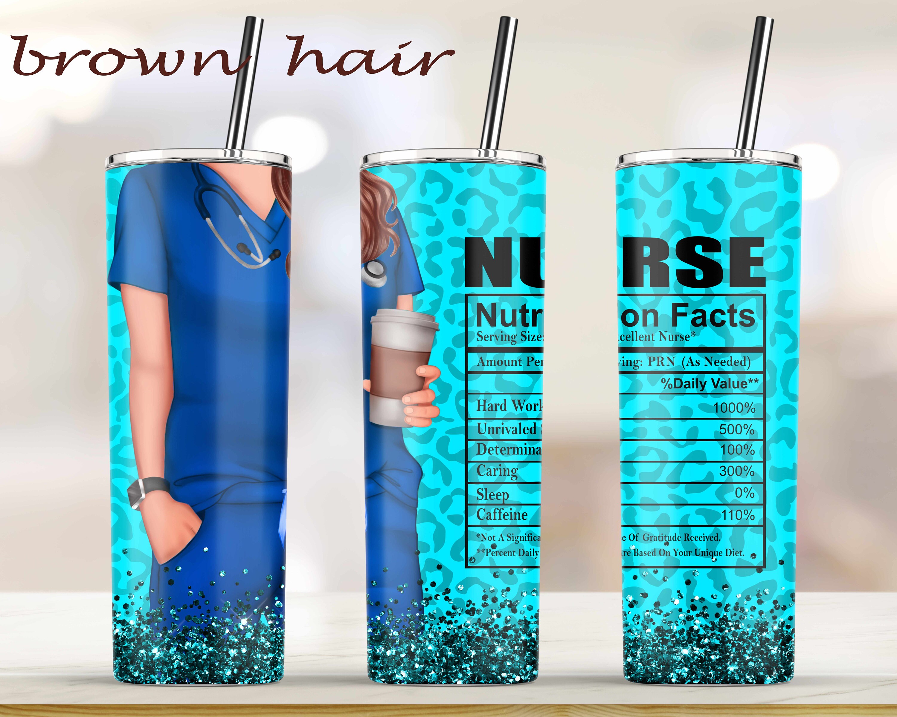 Nurse Scrub Top Tumbler 20 Oz Skinny Tumbler Sublimation Etsy