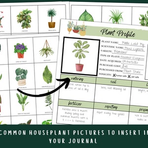 Houseplant Journal Printable - Plant Care Planner Tracker image 7