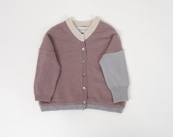 Upcycled Cashmere Cardigan Baby 6-12 months