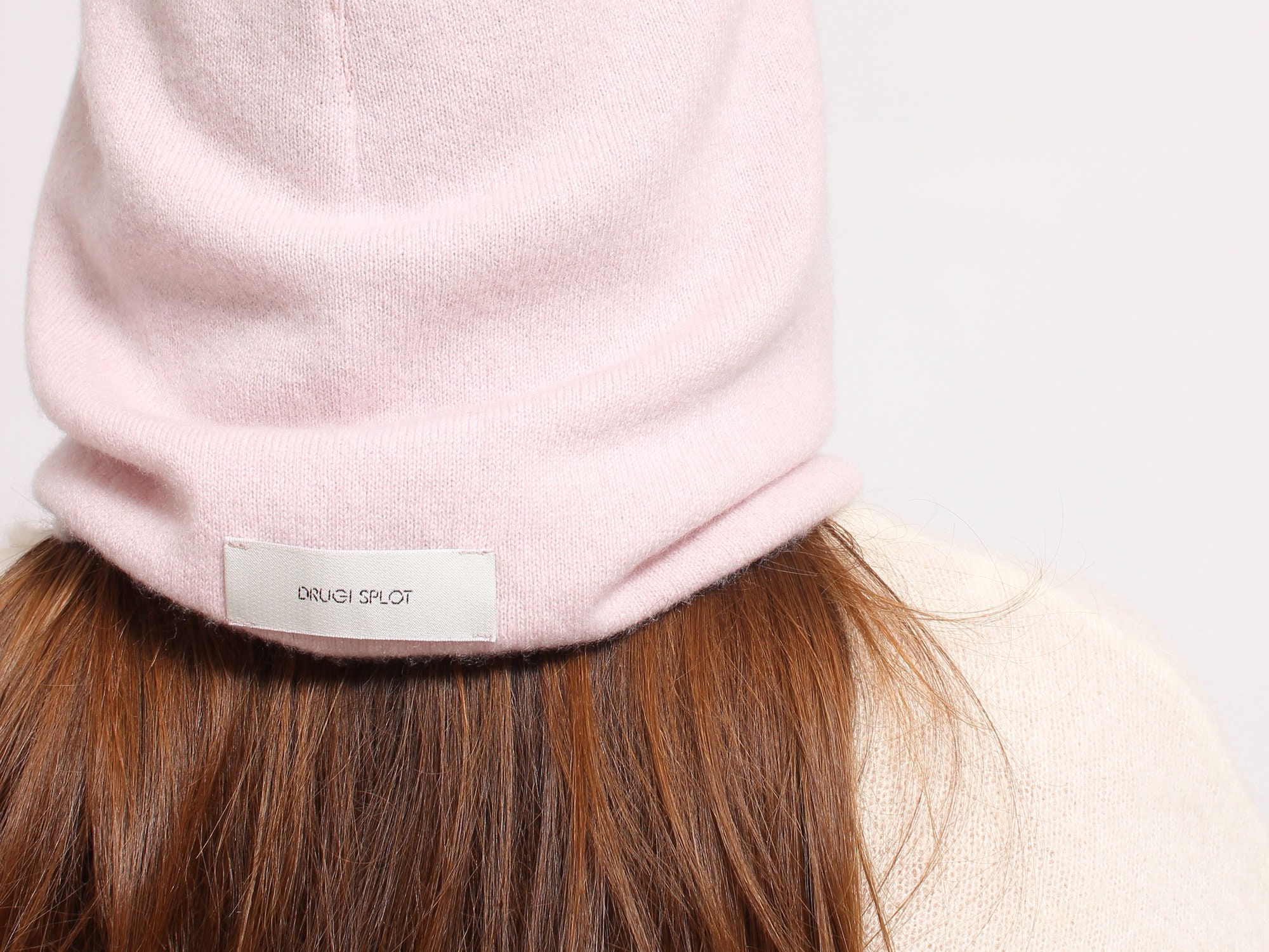 Pure Cashmere Balaclava Hood.made From 100% Upcycled