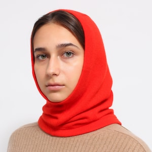 Comfortabele en warme bivakmuts met capuchon van kasjmier