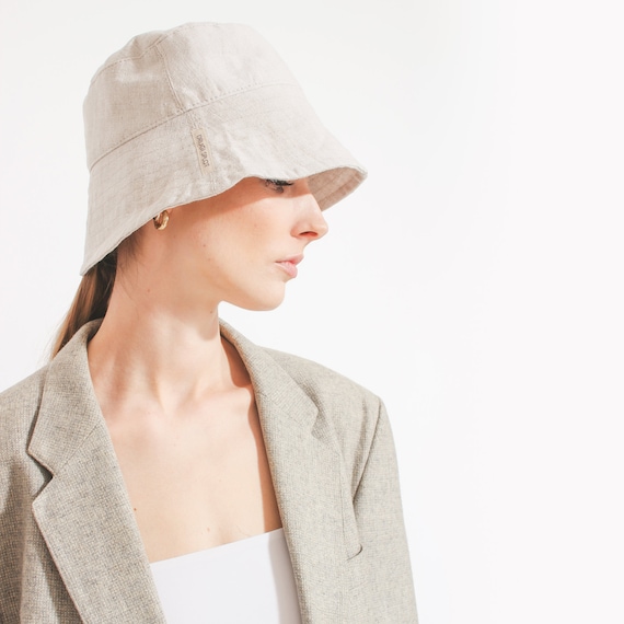 Linen store bucket hat