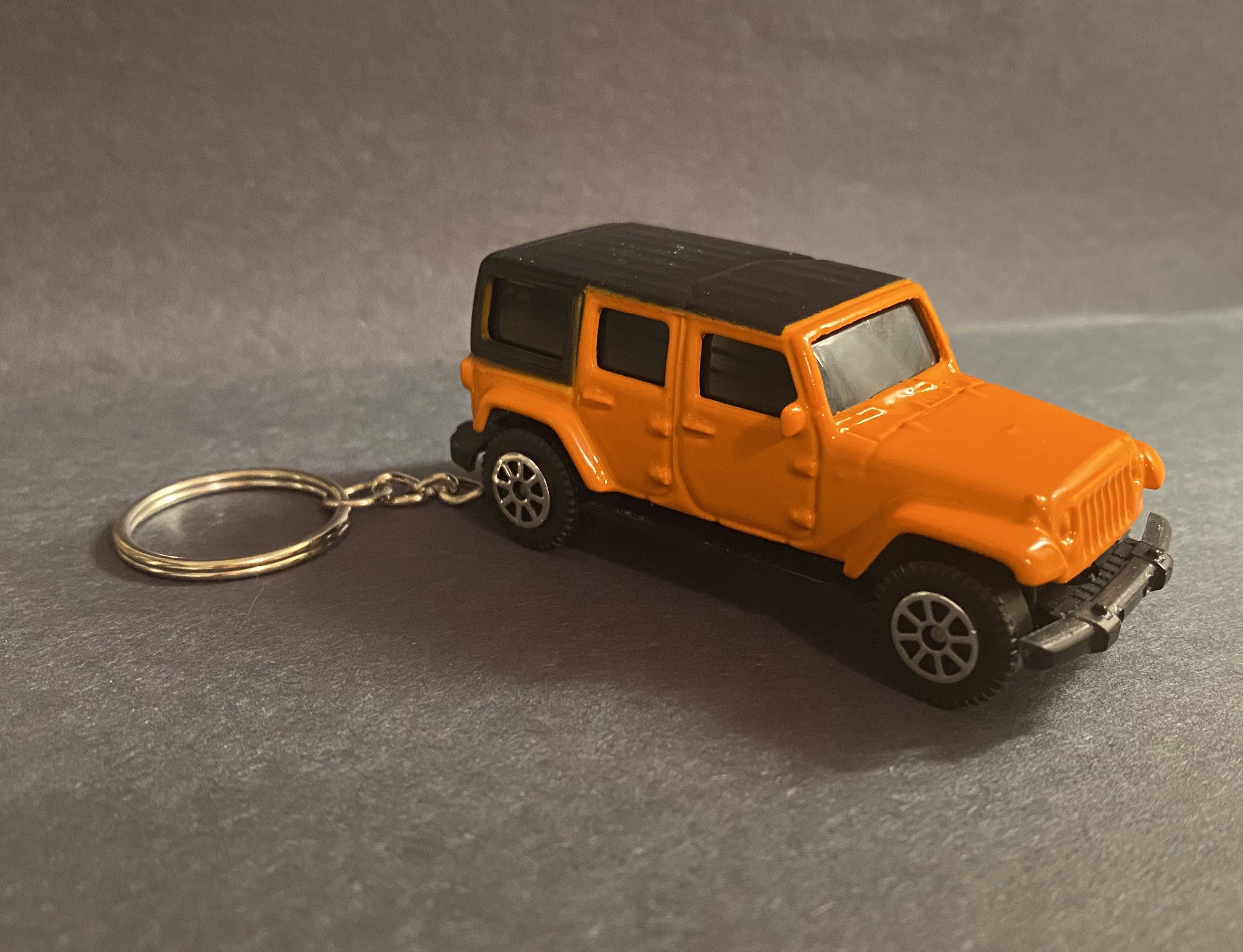 Orange Jeep Wrangler Keychain 3D Etsy