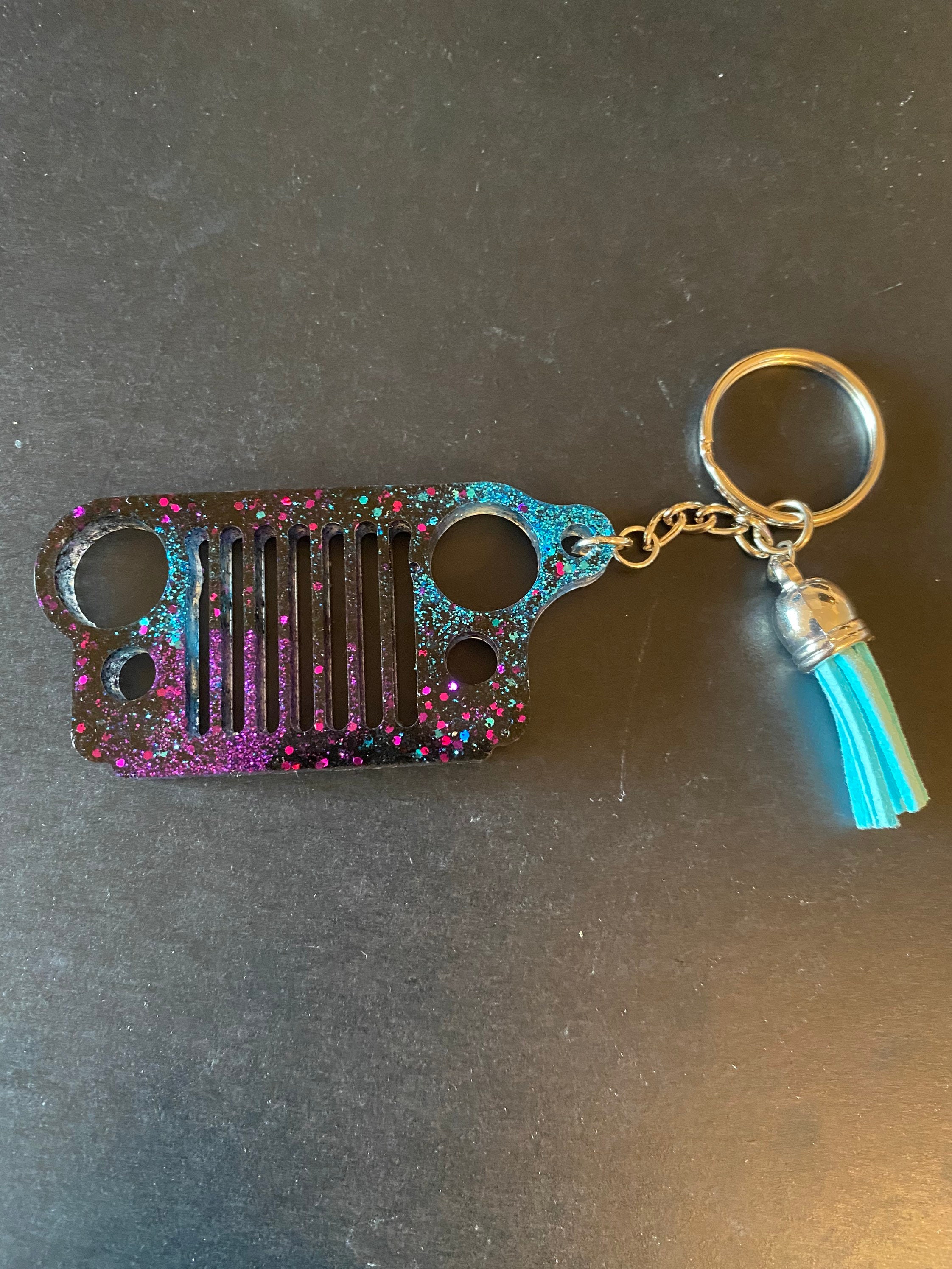 Resin Jeep Grill Keychain Etsy