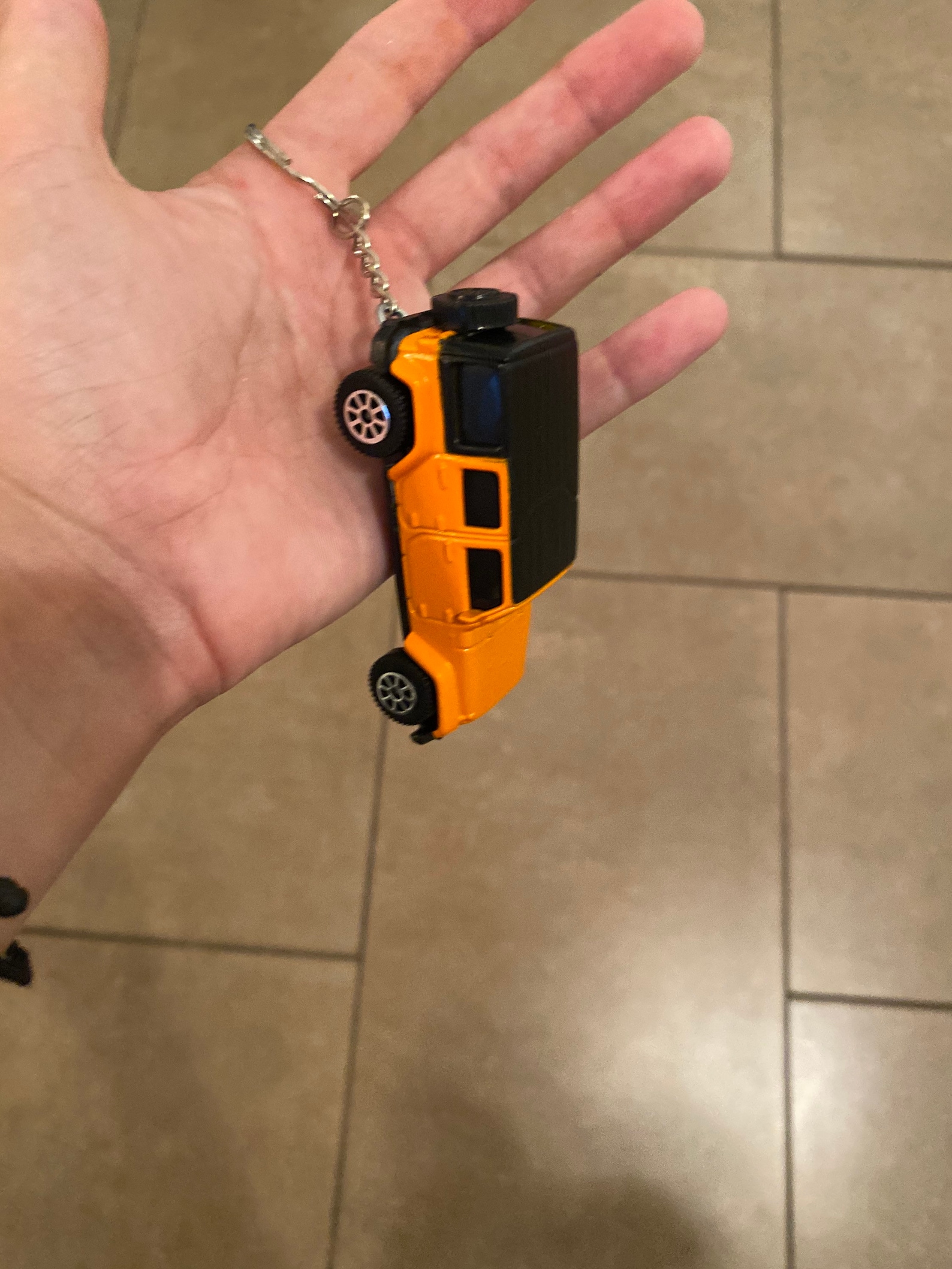 Orange Jeep Wrangler Keychain 3D Etsy